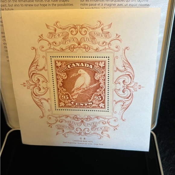 Canadian stamp and coin collection 1999–2000 space Y2K - Picture 6 of 6